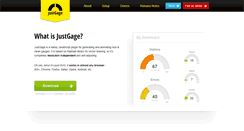 Desktop Screenshot of justgage.com